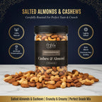 Roasted Kaju Badam Mix 250g Salted Cashew Almond Snack