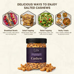Roasted Cashews Pink Salt Crunchy Premium Snack 250g