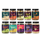 5 Seeds & 5 Dry Fruits Combo Pack | 100g Each | Cashews, Almonds, Raisins, Pistachios, Anjeer, Pumpkin, Sunflower, Chia, Flax & Watermelon Seeds | Healthy Snack Mix