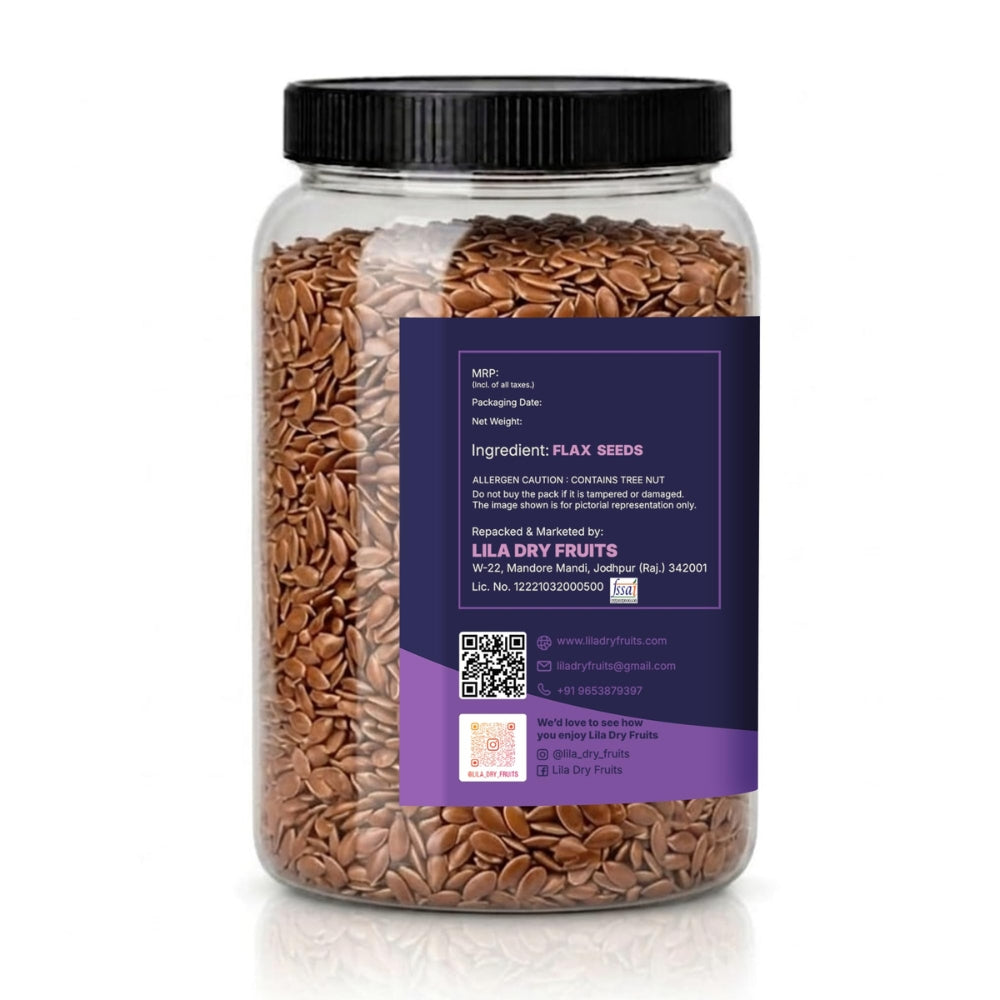 LILA DRY FRUITS Flax Seeds | Healthy Daily Nutrition