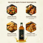 Kachi Ghani Mustard Oil 500 ML Cold Pressed Cooking Oil