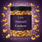 LILA DRY FRUITS Himalayan Pink Salt Roasted Cashews | Crunchy Kaju Snack