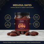 Premium Medjoul Dates 275g Soft Sweet Khajoor Natural Snack