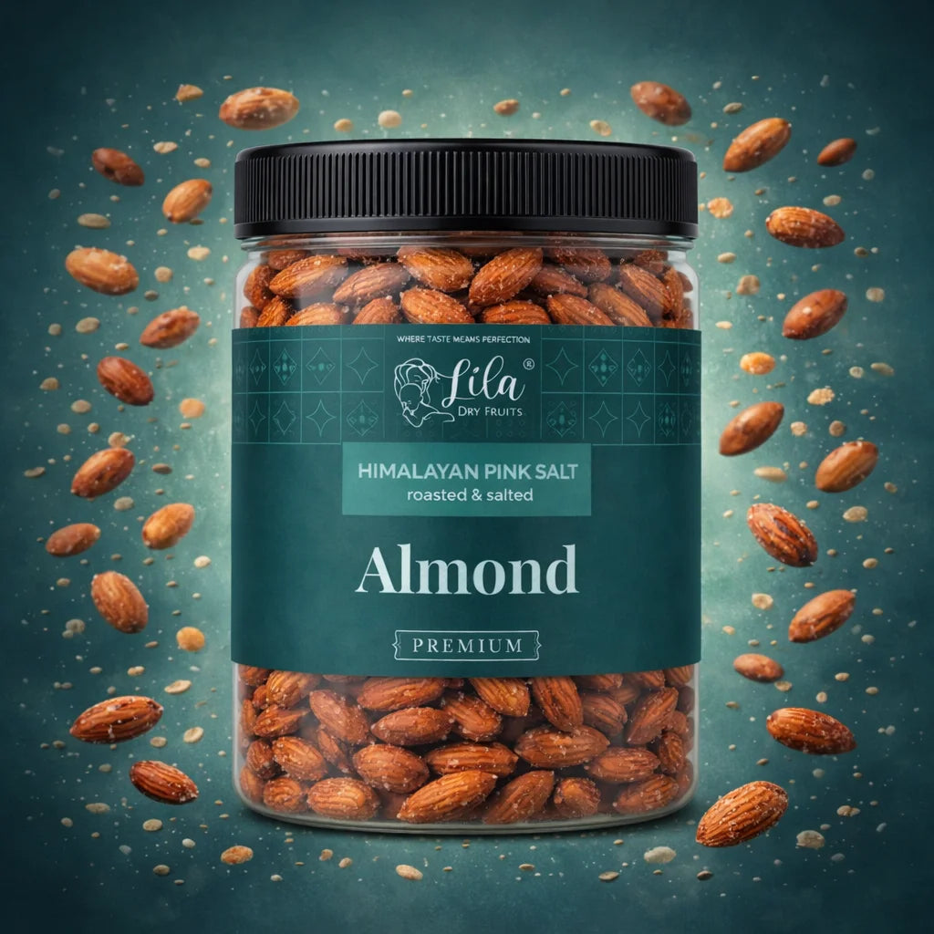 Roasted Almonds Himalayan Pink Salt Crunchy Snack 250g