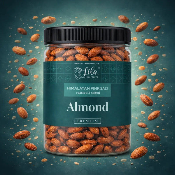 Roasted Almonds Himalayan Pink Salt Crunchy Snack 250g