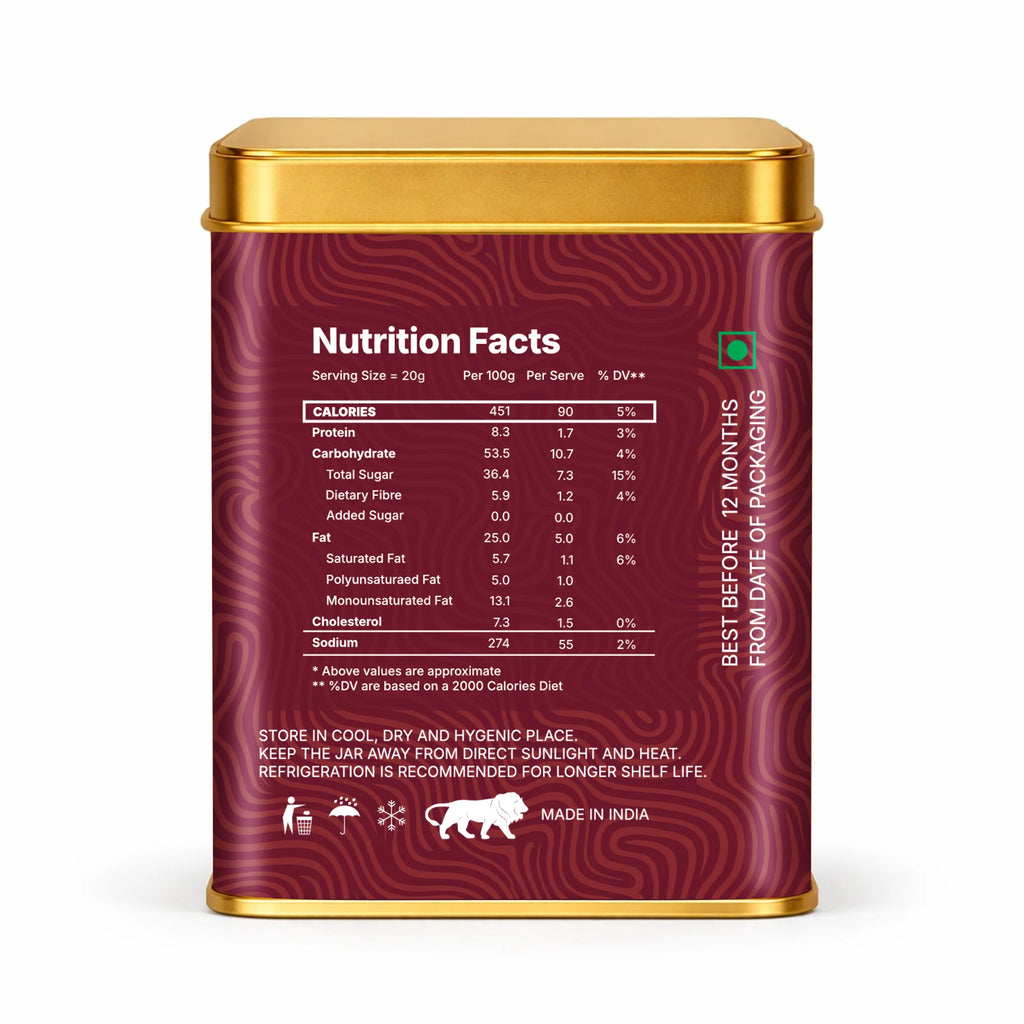 Rose Cashew Dry Fruit Bites with Gulkand & Desi Ghee 200g