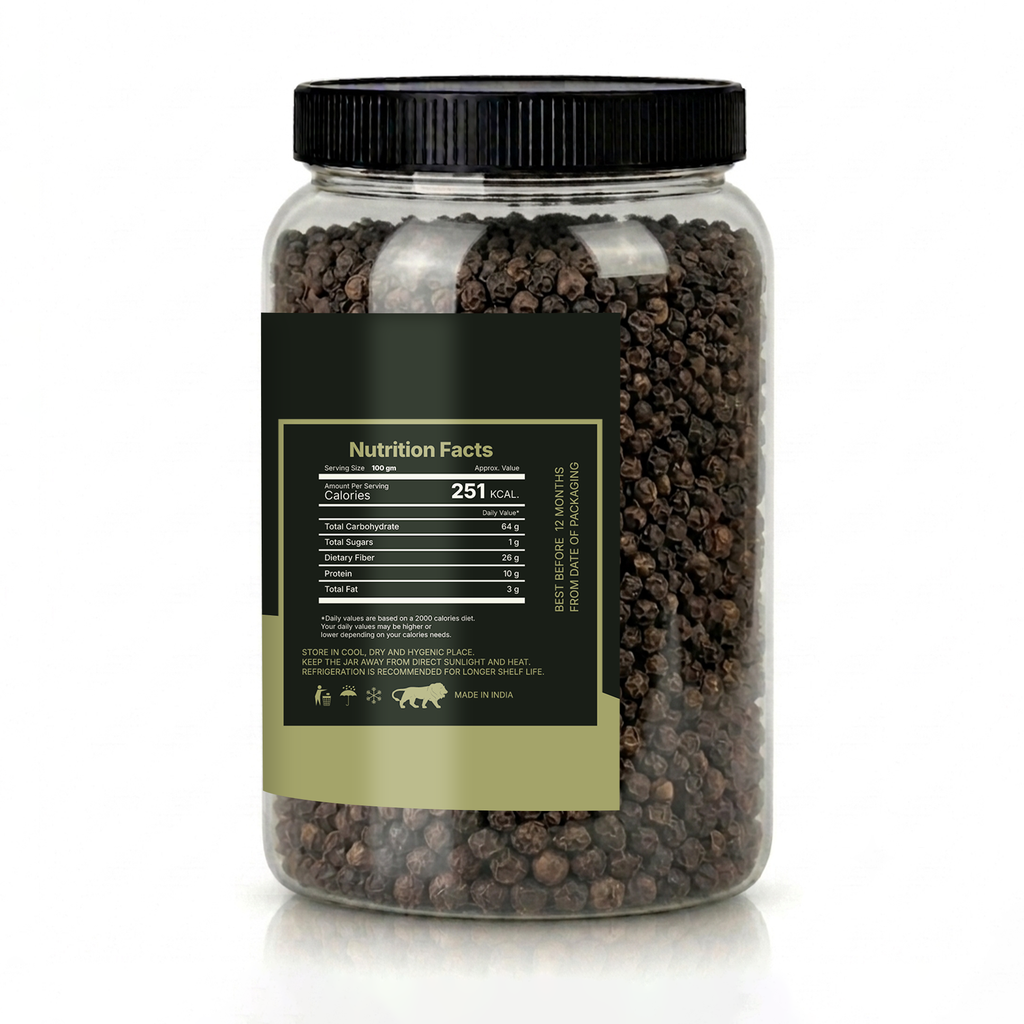 LILA DRY FRUITS  Black Pepper(Kali Mirch) | Black Pepper Kitchen Spice