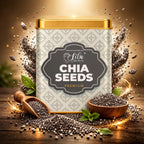 Raw Chia Seeds Rich in Omega 3 & Fiber 400g