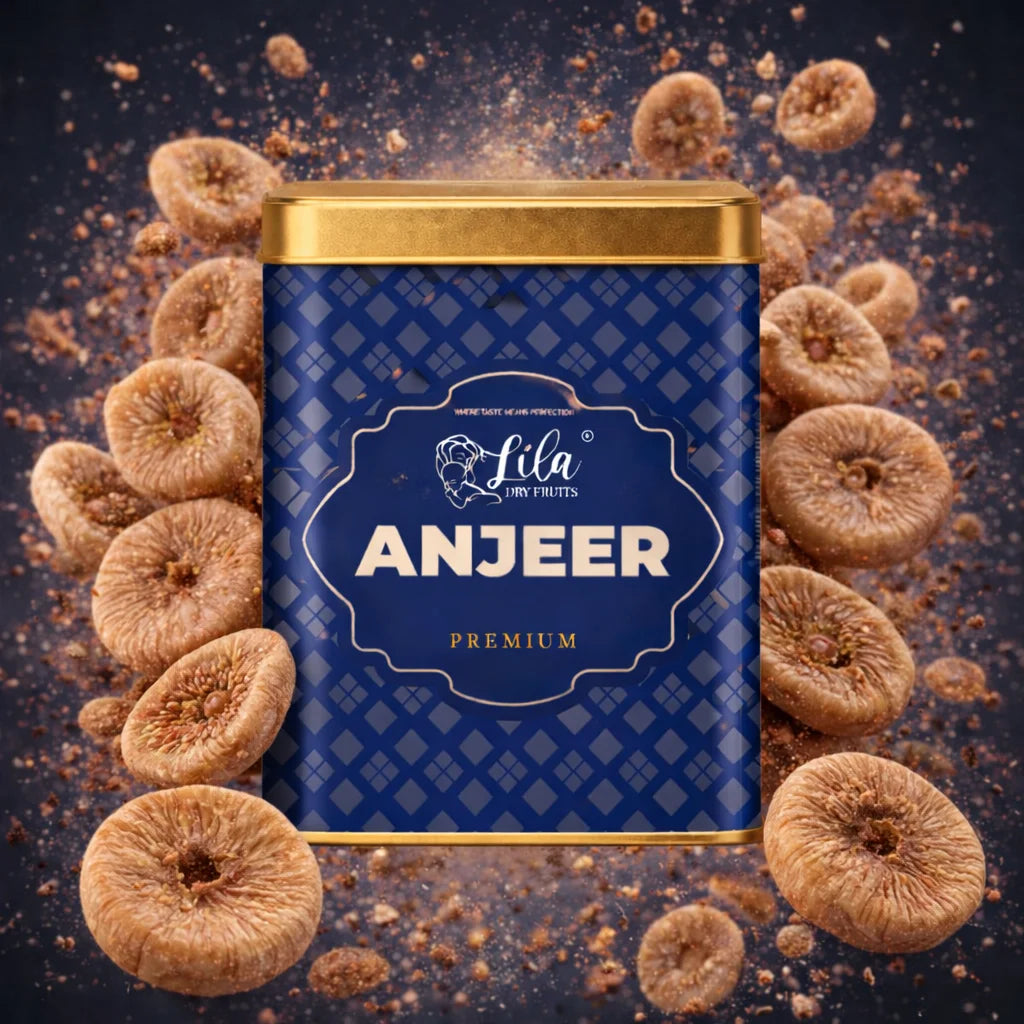 Natural Dried Anjeer 250g Premium Dry Figs for Healthy Snacking