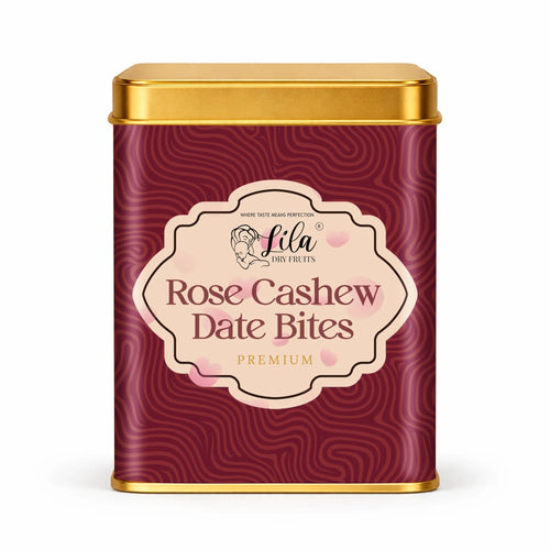 Rose Cashew Dry Fruit Bites with Gulkand & Desi Ghee 200g