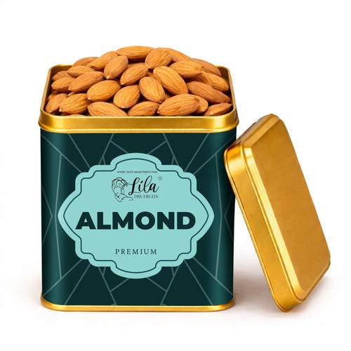 LILA DRY FRUITS Almond Pack 275g | Premium Badam
