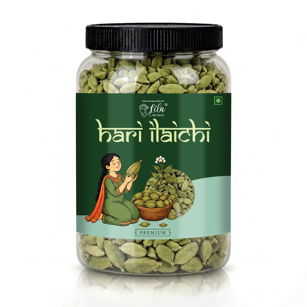 LILA DRY FRUITS Whole Green Cardamom (Elaichi) | Premium Quality