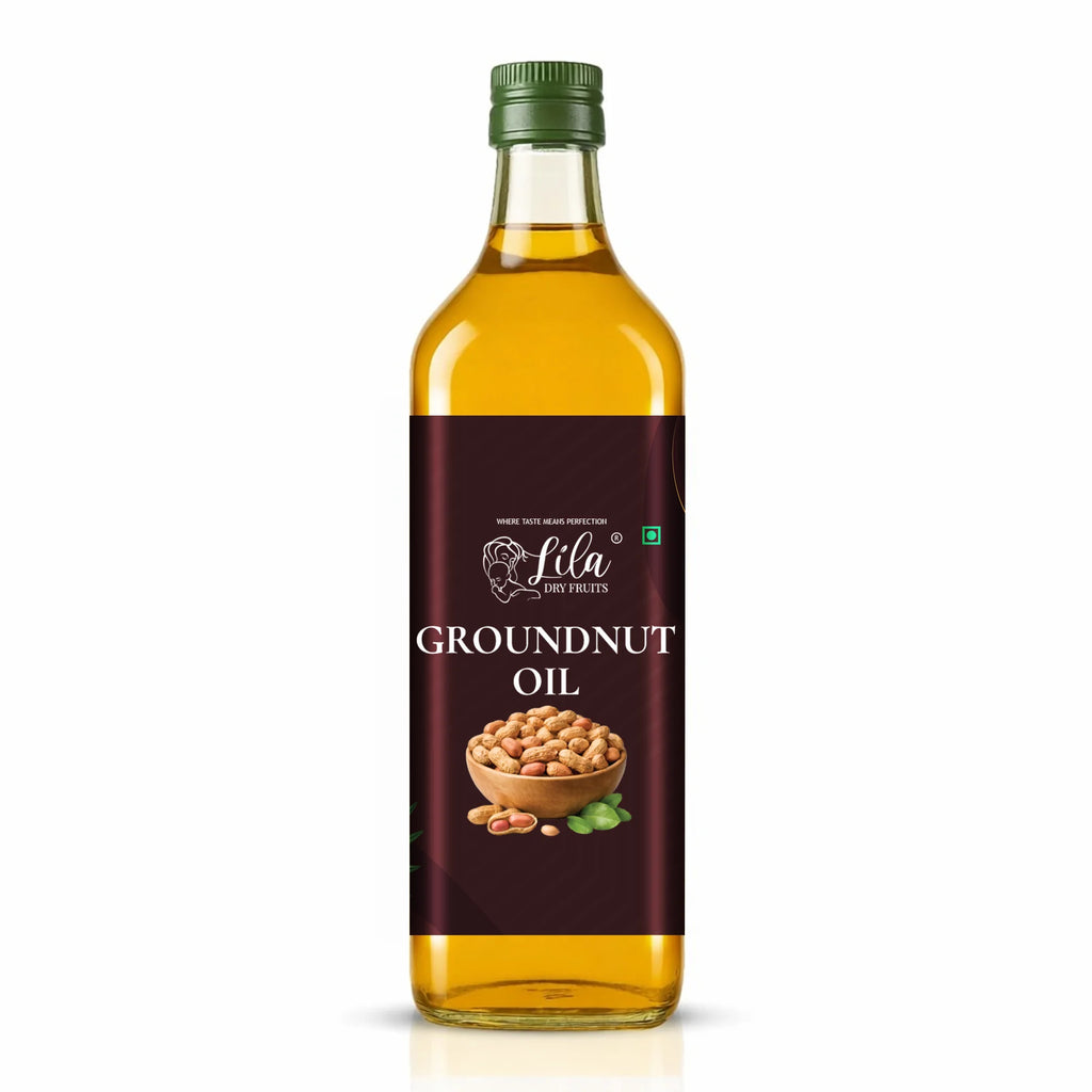 Cold Pressed Groundnut Oil 500 ML for Cooking & Frying Use