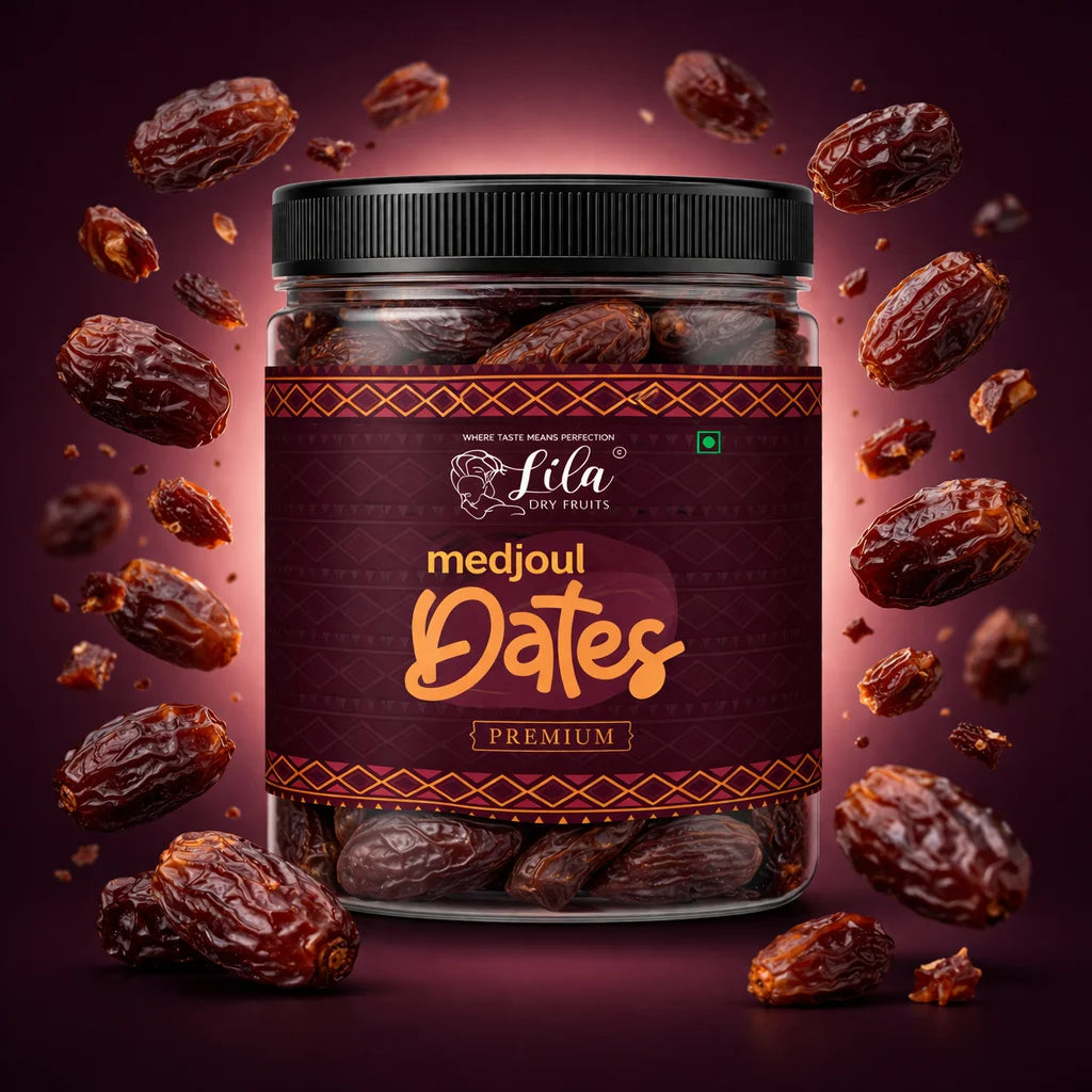 Premium Medjoul Dates 275g Soft Sweet Khajoor Natural Snack