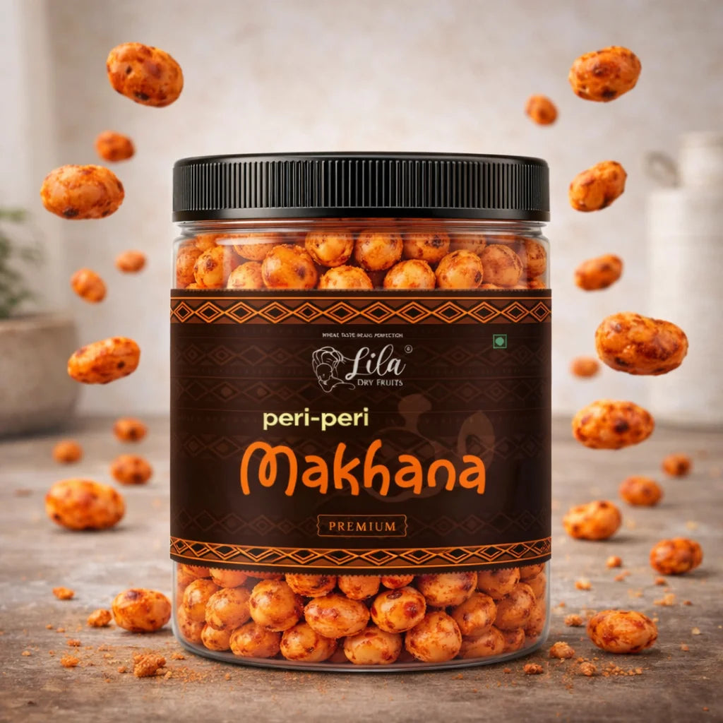 Roasted Peri Peri Makhana 75g Crunchy Healthy Snack