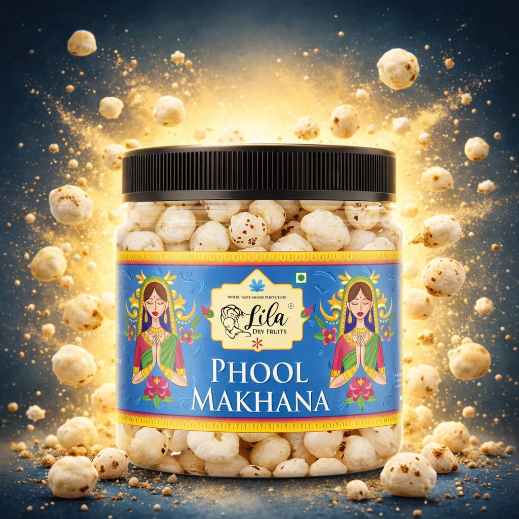 Crunchy Roasted Makhana 75g Large Lotus Seeds Snack