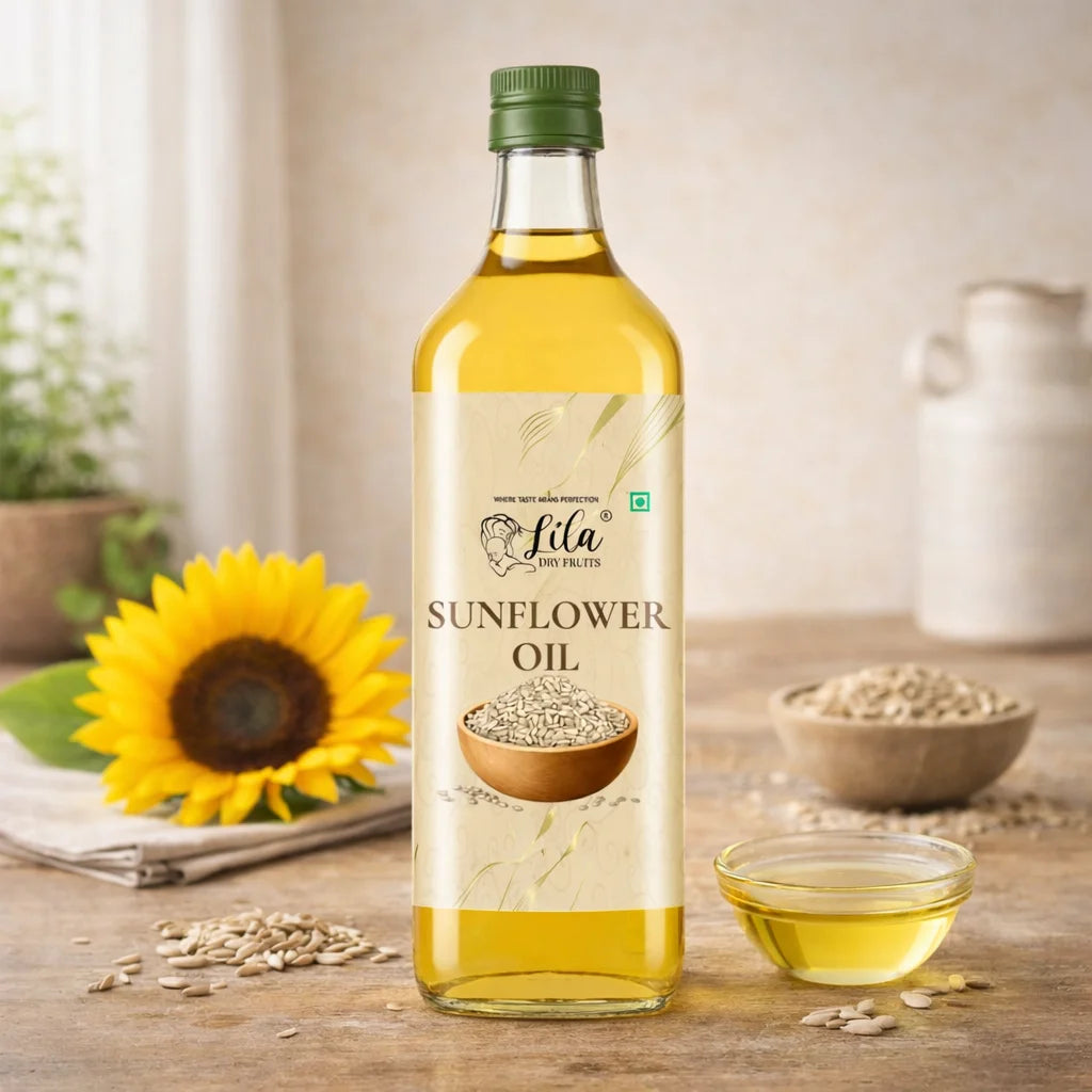 Cold Pressed Sunflower Cooking Oil 500 ML Pure Light Daily Use Oil