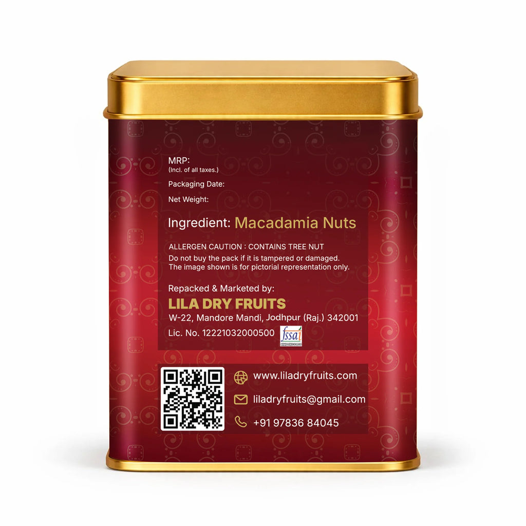 Premium Macadamia Nuts 250g Buttery Crunchy Natural Snack