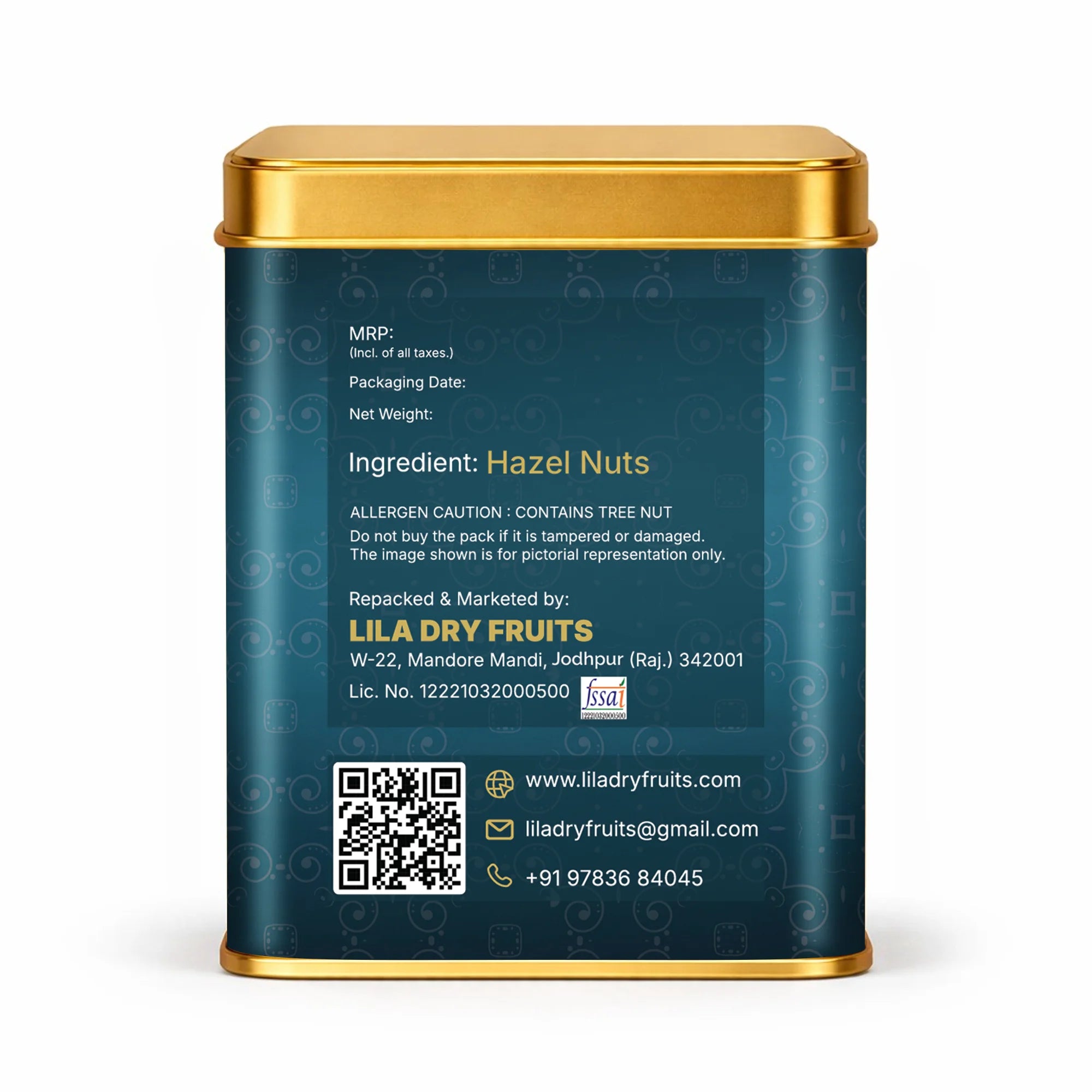 Roasted Unsalted Hazelnuts 250g Crunchy Healthy Snack Nuts