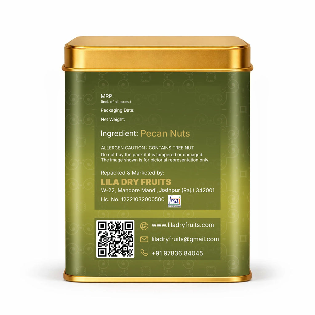 Premium Pecan Nuts 250g Raw Crunchy Healthy Snack for Baking