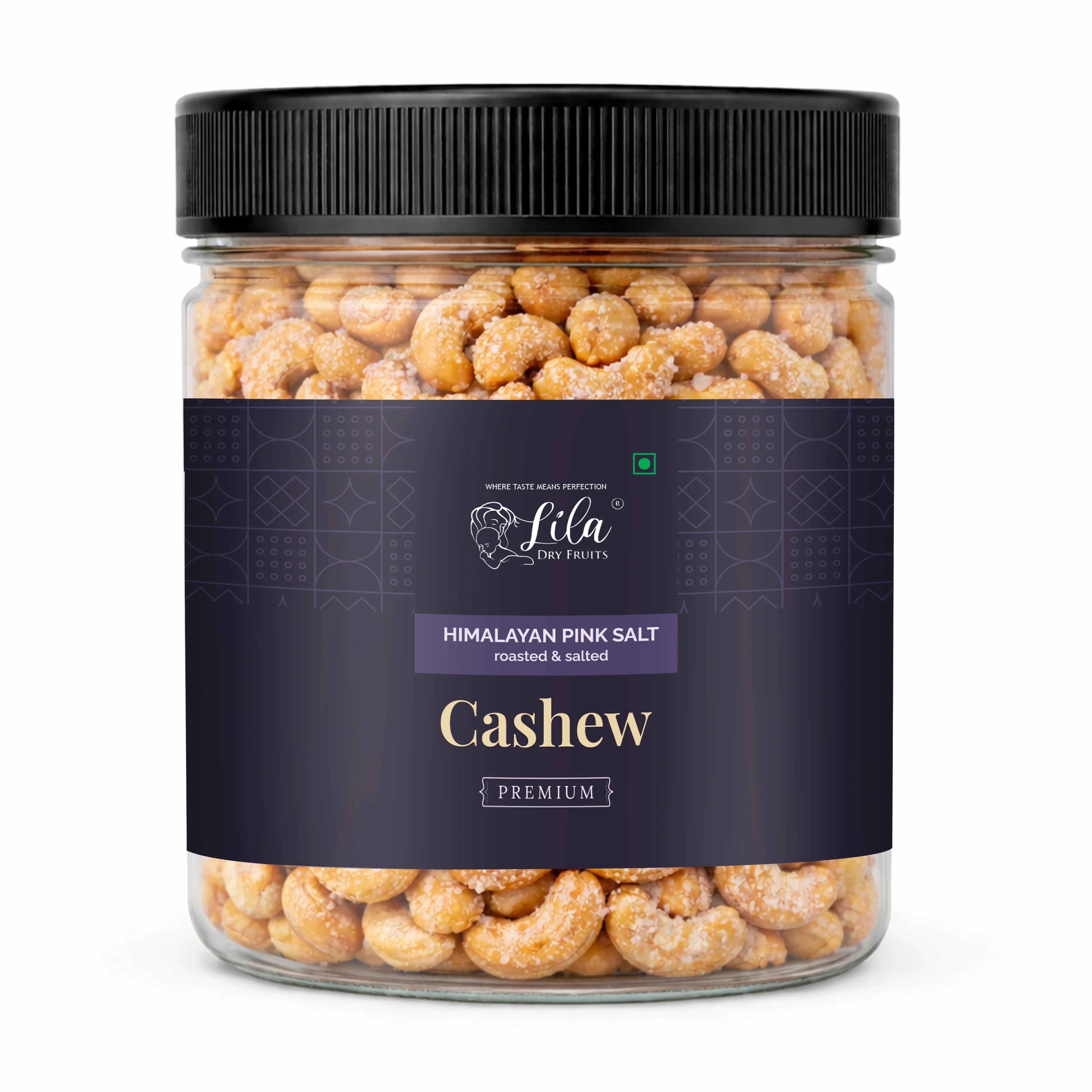 Roasted Cashews Pink Salt Crunchy Premium Snack 250g