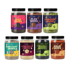Premium 7 Seeds Mix (200g Each) – Chia, Flax, Pumpkin, Sunflower, Watermelon, Basil & Halim Seeds