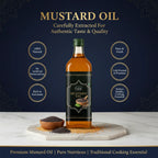 Kachi Ghani Mustard Oil 500 ML Cold Pressed Cooking Oil