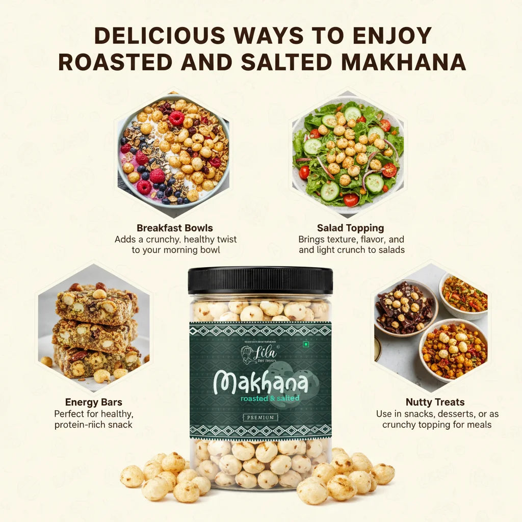 Roasted Makhana 75g Himalayan Salt & Black Pepper Snack
