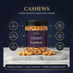 Roasted Cashews Pink Salt Crunchy Premium Snack 250g