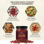 Flavoured Cranberries 250g with Black Pepper & Pink Salt Snack