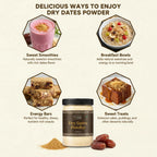 Dry Dates Powder 275g Natural Sweetener for Milk & Sweets