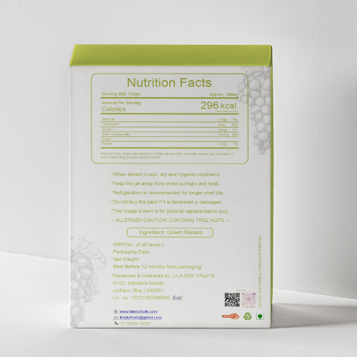 Premium Green Raisins