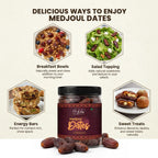 Premium Medjoul Dates 275g Soft Sweet Khajoor Natural Snack