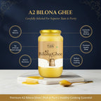 A2 Bilona Cow Ghee 500 ML and 1 Ltr Traditional Hand Churned Desi Ghee