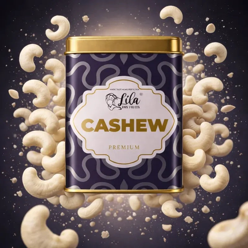 LILA DRY FRUITS Whole Cashew 275g | Fresh Natural Cashew Nuts