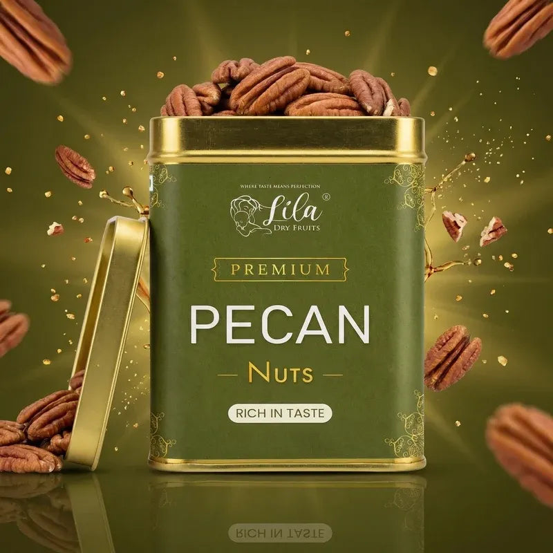 LILA DRY FRUITS Pecan Nuts 275g | Rich in Fiber & Healthy Fats