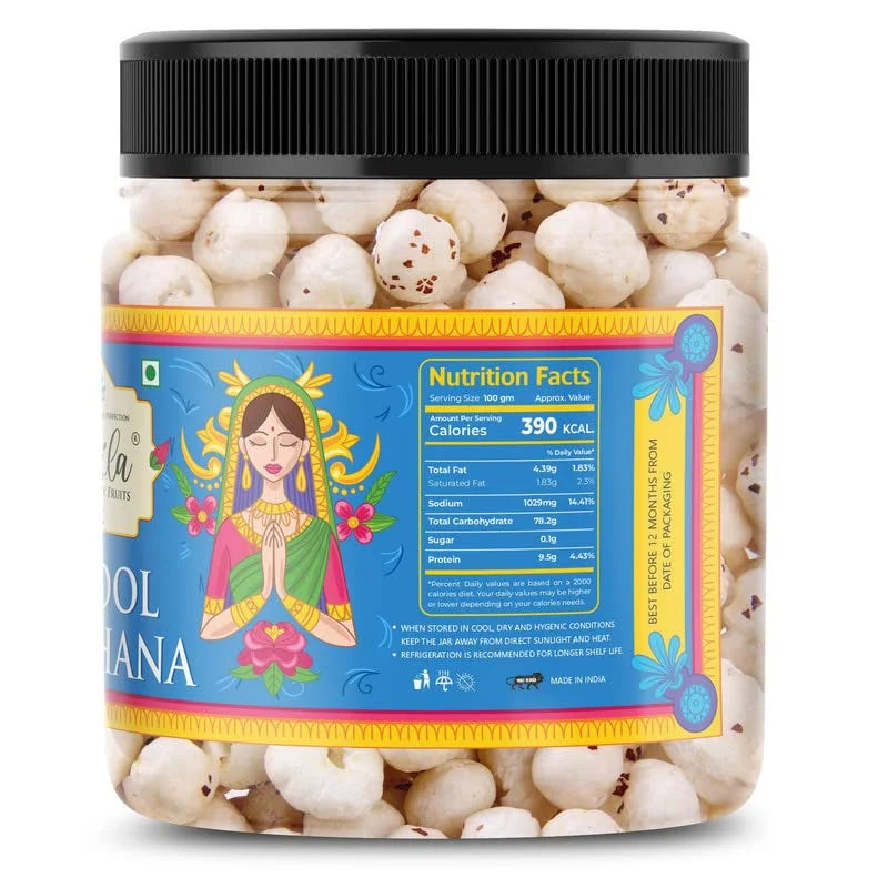 Crunchy Roasted Makhana 75g Large Lotus Seeds Snack