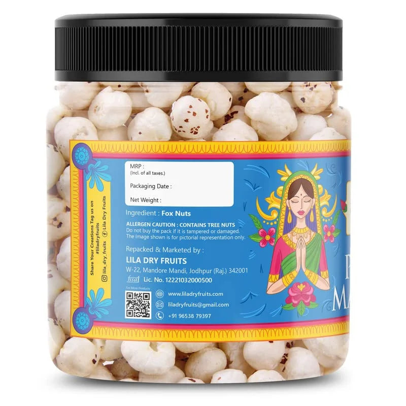 Crunchy Roasted Makhana 75g Large Lotus Seeds Snack